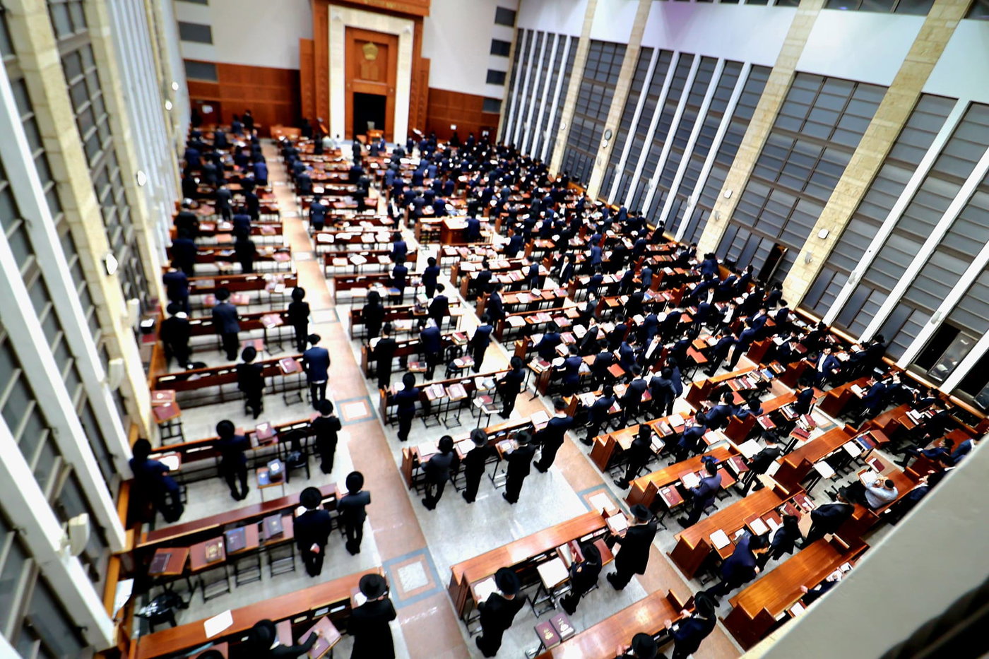 הגרי"ב שרייבר בעצרת לזכרו של הגר"א פינקל
