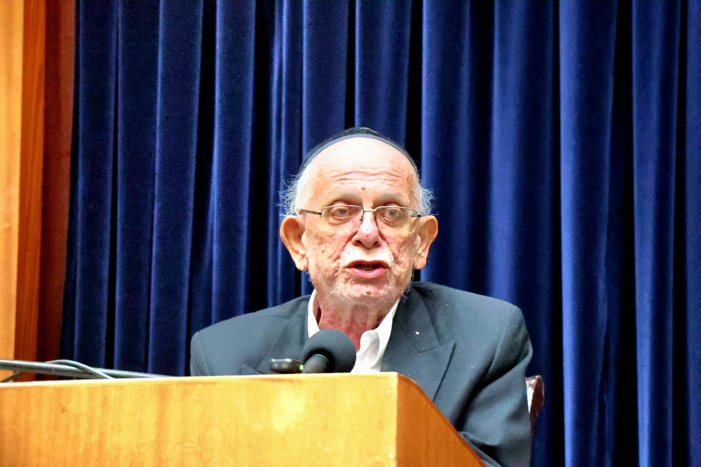 הגרי"ב שרייבר בעצרת לזכרו של הגר"א פינקל