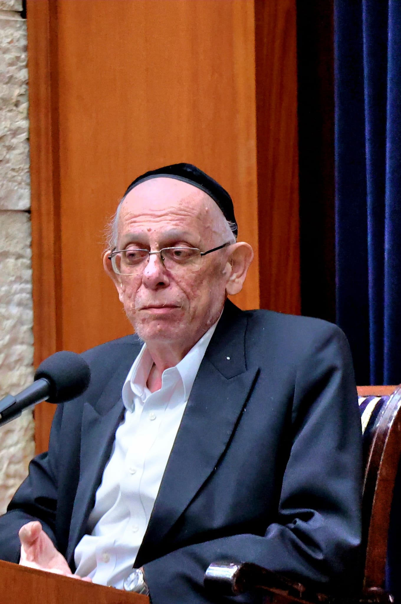 הגרי"ב שרייבר בעצרת לזכרו של הגר"א פינקל