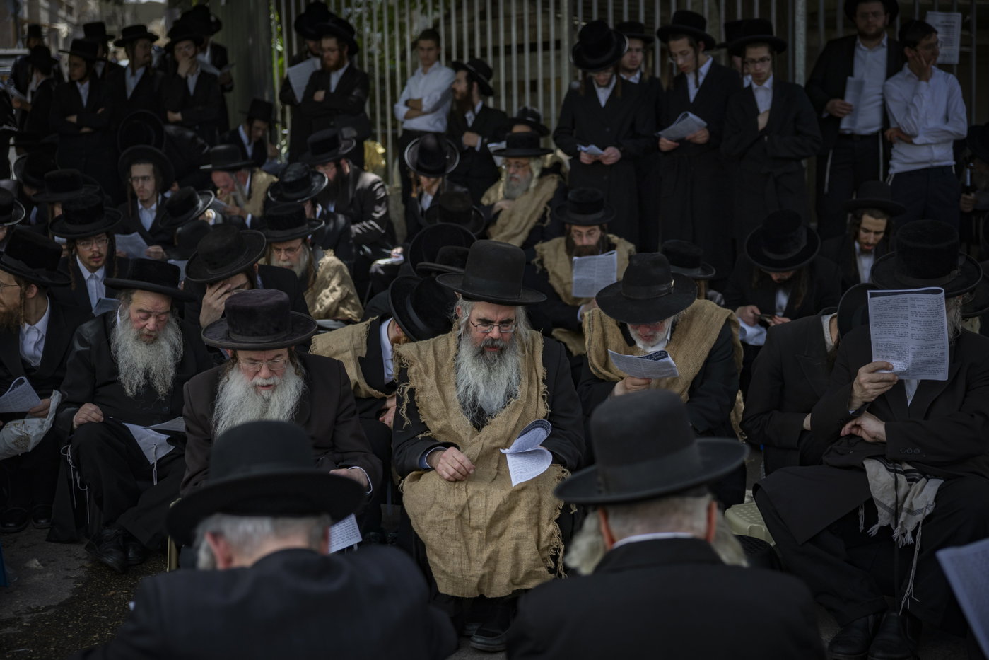 הפגנה בשק ואפר נגד רכבת הקלה בירושלים