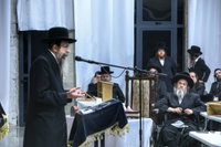 האדמו"ר מתולדות יהודה סטוטשין בשיחת חיזוק בביתר