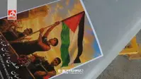איראן מציגה: כטב"ם עם תמונתו של שחקן הכדורגל הספרדי - ודגל פלסטין | צפו
