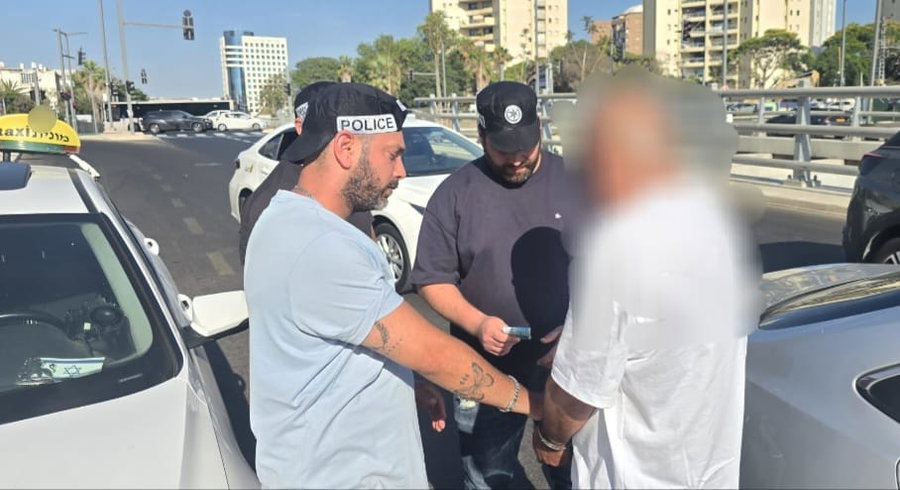 מעצר נהג המונית