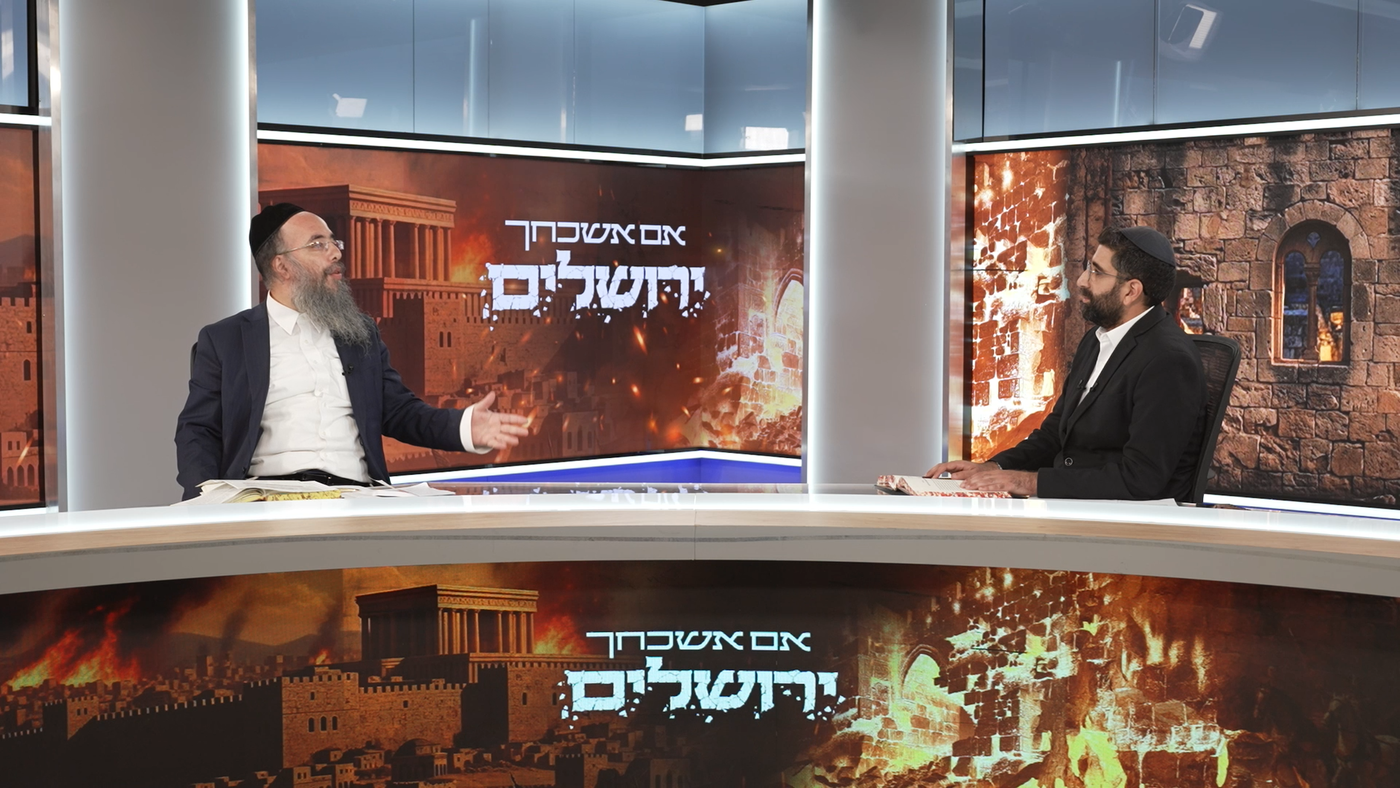הרב יוסף חיים אוהב ציון במשדר עם יוסי עבדו