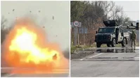 המוות בעיניים: רחפן אוקראיני נכנס ישר בצוות הרוסי
