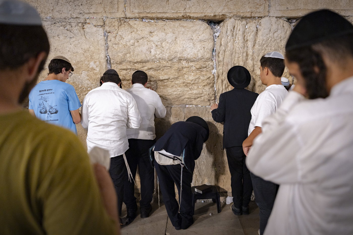 ליל תשעה באב בכותל המערבי