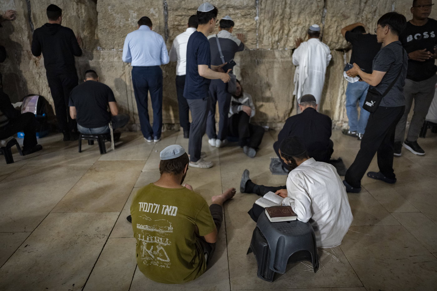 ליל תשעה באב בכותל המערבי