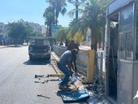 העבודות על שער הכניסה לעיר