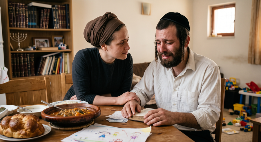 "הוא מפרנס כי זה התפקיד שלו!": הטעות שמחריבה בתים ומרסקת את הזוגיות החרדית