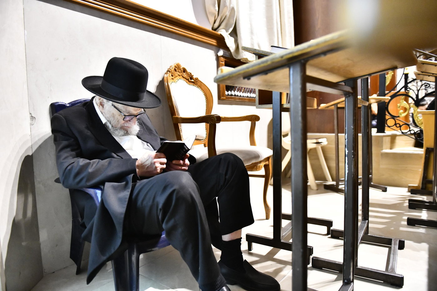 הגרמ"ה הירש והגר"ש זקס בליל תשעה באב