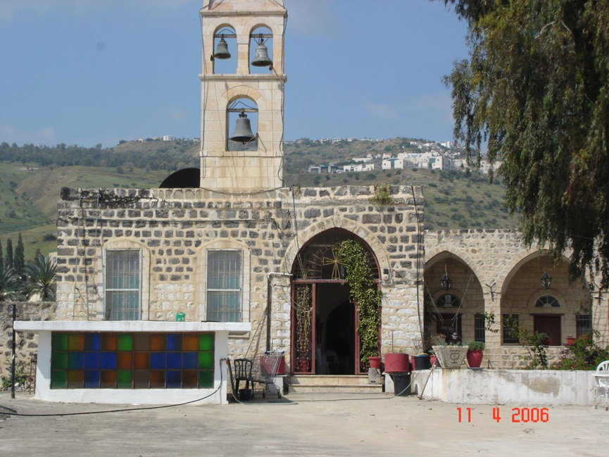 הכנסייה האורתודוקסית בטבריה, שנבנתה על גבי בית כנסת כיפות השל"ה הק' בו התפלל האריז"ל