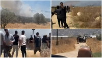 פיגוע סמוך לשריפת הענק בחווה בשומרון: יהודי שהגיע לסייע בכיבוי נדקר מספר פעמים ומצבו קשה