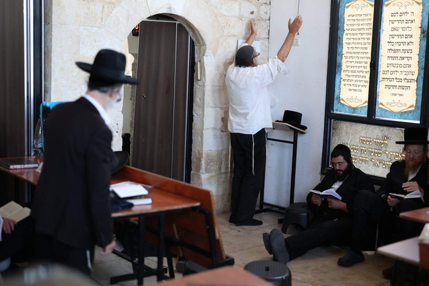 תשעה באב אצל האדמו"ר מלעלוב בצפת