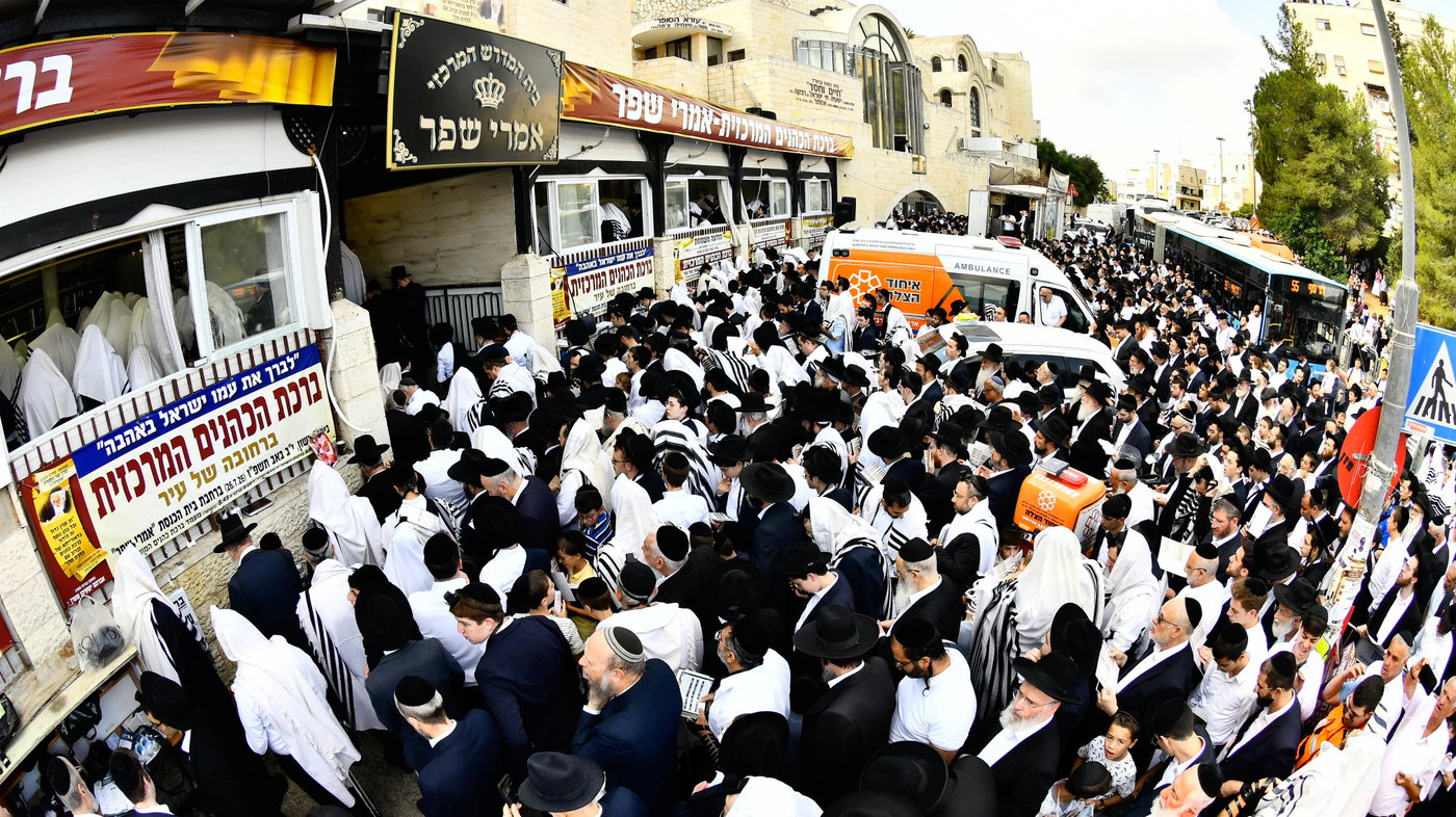ברכת כהנים השנתית בשכונת הר נוף בירושלים