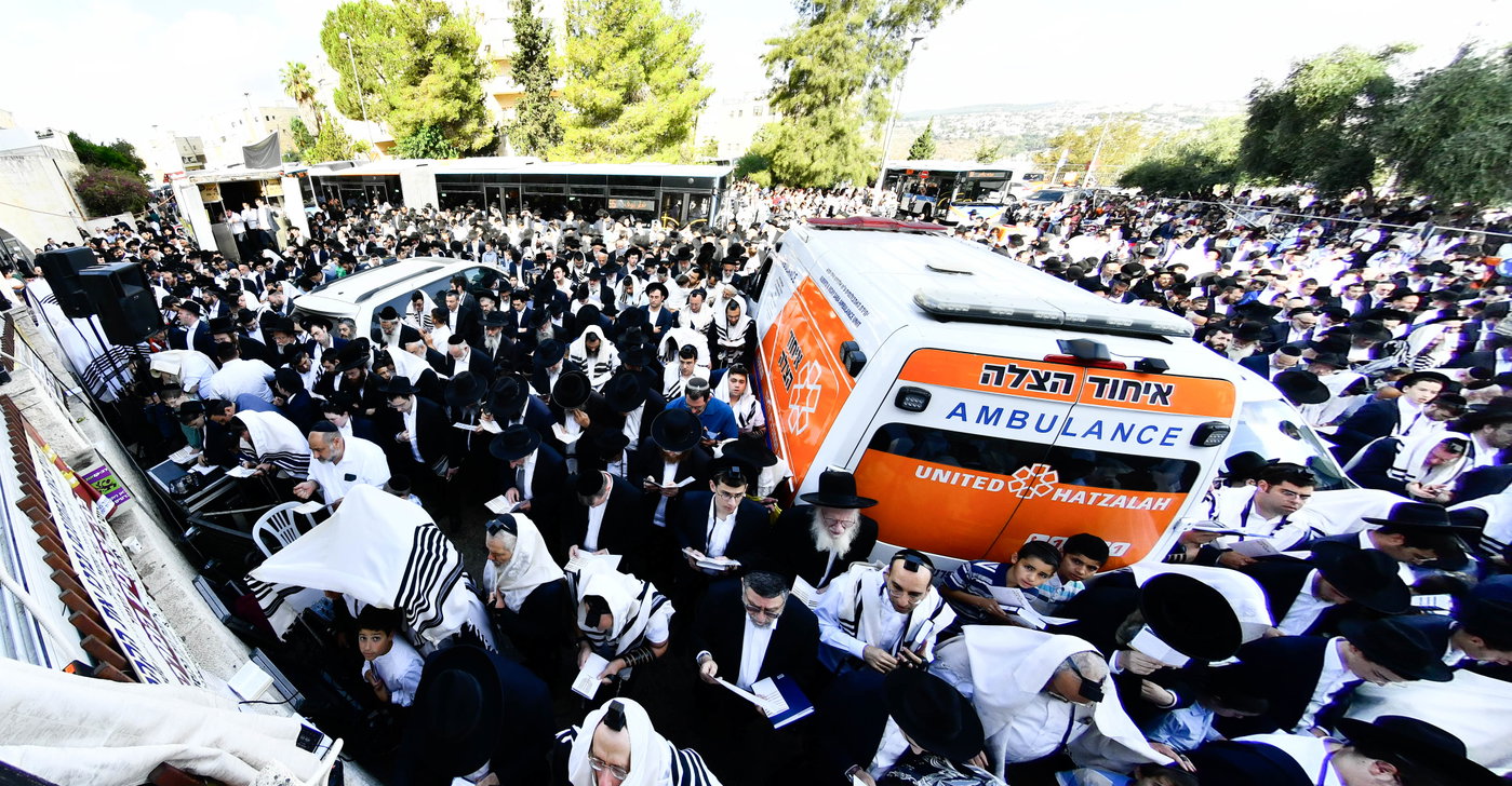 ברכת כהנים השנתית בשכונת הר נוף בירושלים