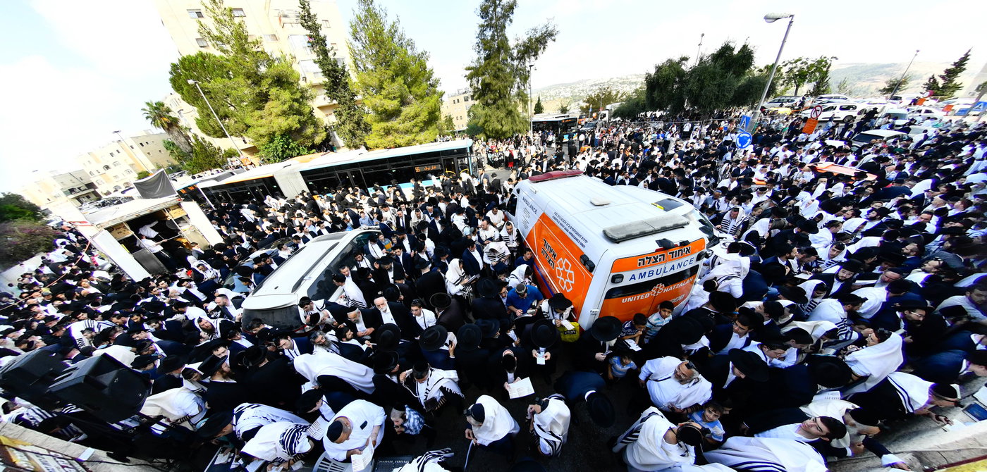 ברכת כהנים השנתית בשכונת הר נוף בירושלים