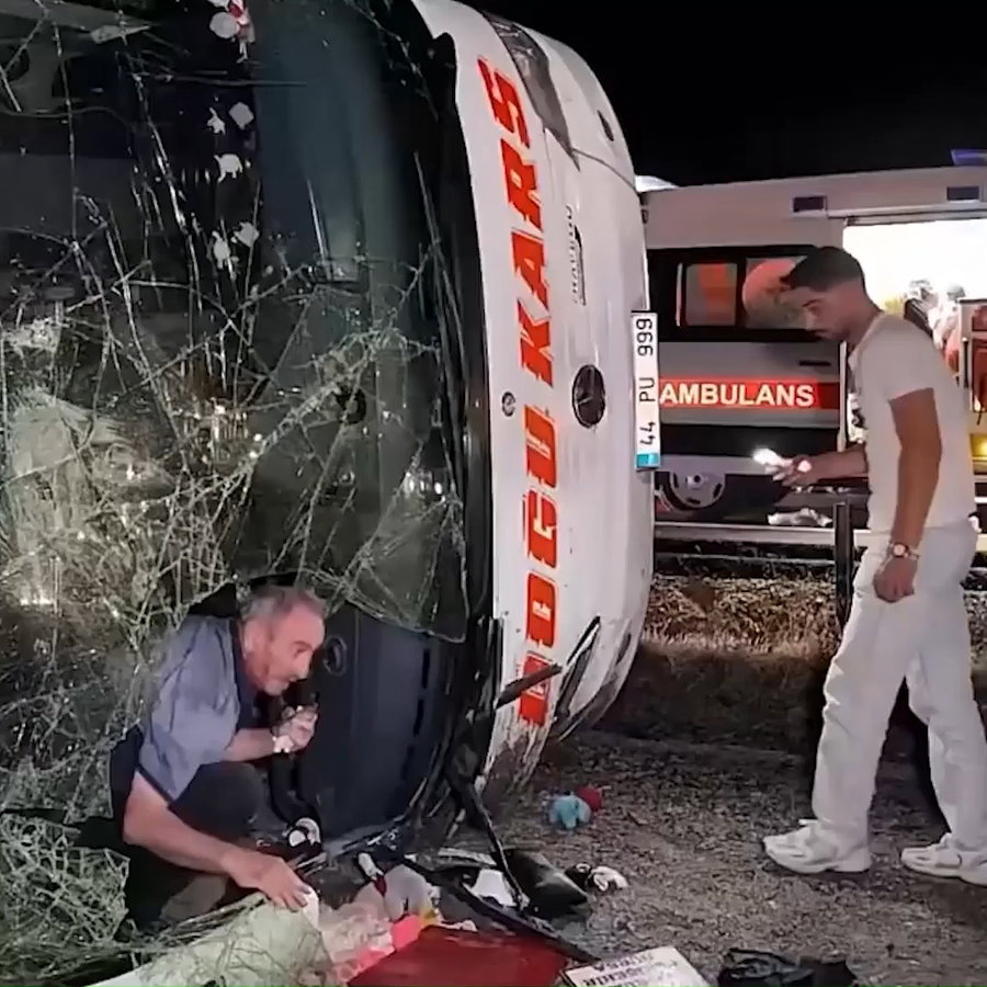 האוטובוס שהתהפך בטורקיה