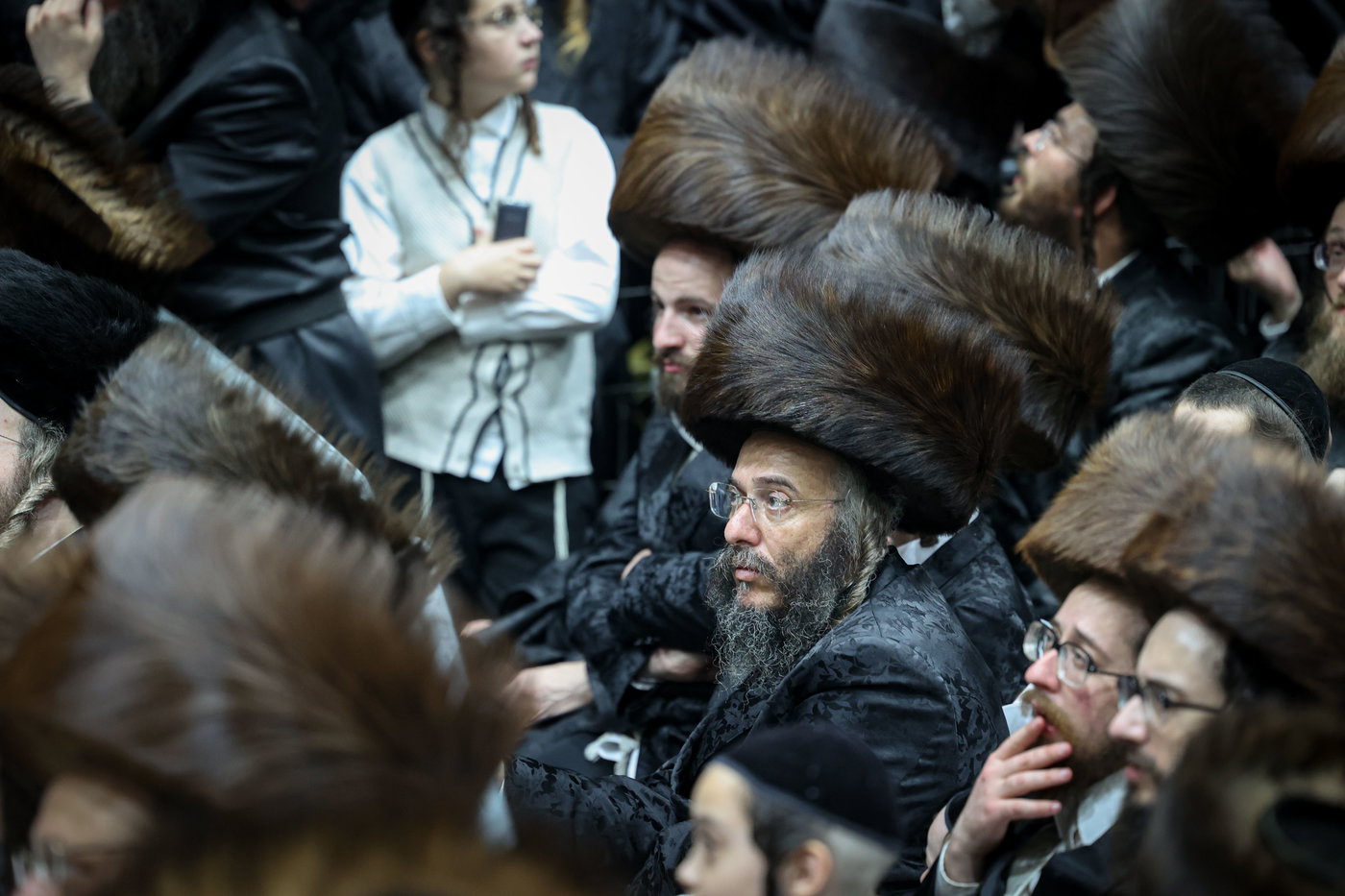סעודת הודאה מוצ"ש נחמו בחצה"ק סקולען ירושלים