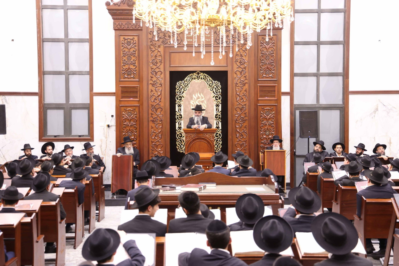 סיום מסכת בישיבת 'נזר התלמוד' בביתר
