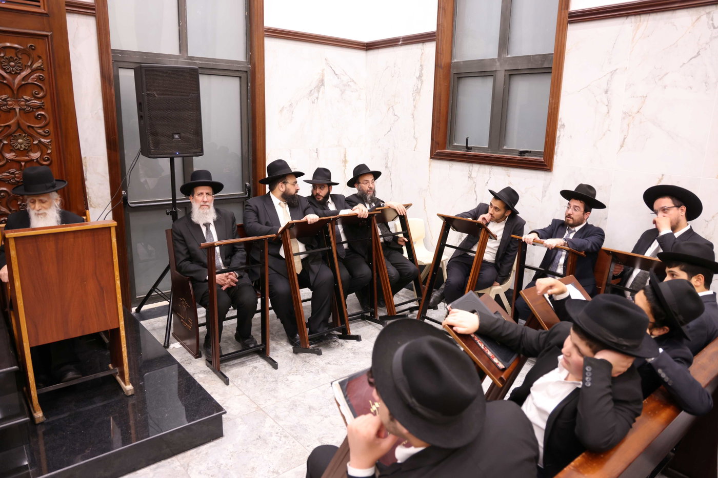 סיום מסכת בישיבת 'נזר התלמוד' בביתר