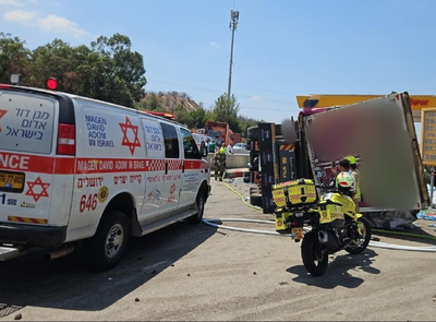 זירת התאונה