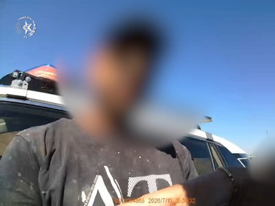 "בחייאת אללה": השב"ח מעזה שנחשף בצפון נשבר בבכי בניידת | צפו