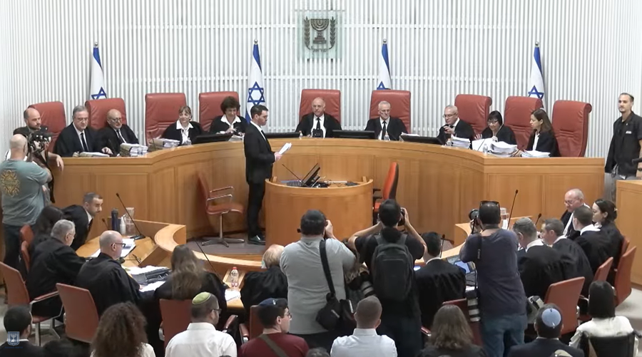 הדיון בבג"ץ