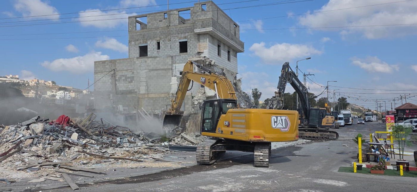 הרס המבנים הפלסטיניים בצפון השומרון
