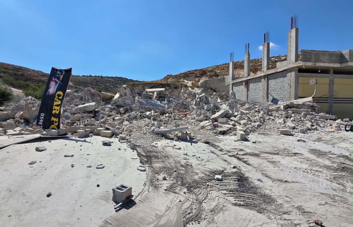 הרס המבנים הפלסטיניים בצפון השומרון
