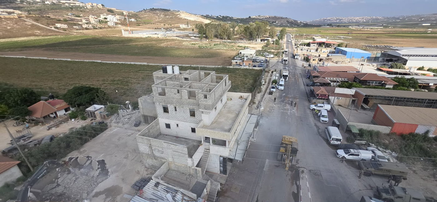 הרס המבנים הפלסטיניים בצפון השומרון