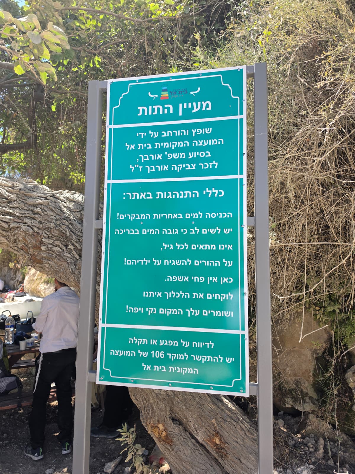 מעין "עין תות" בחבל בנימין