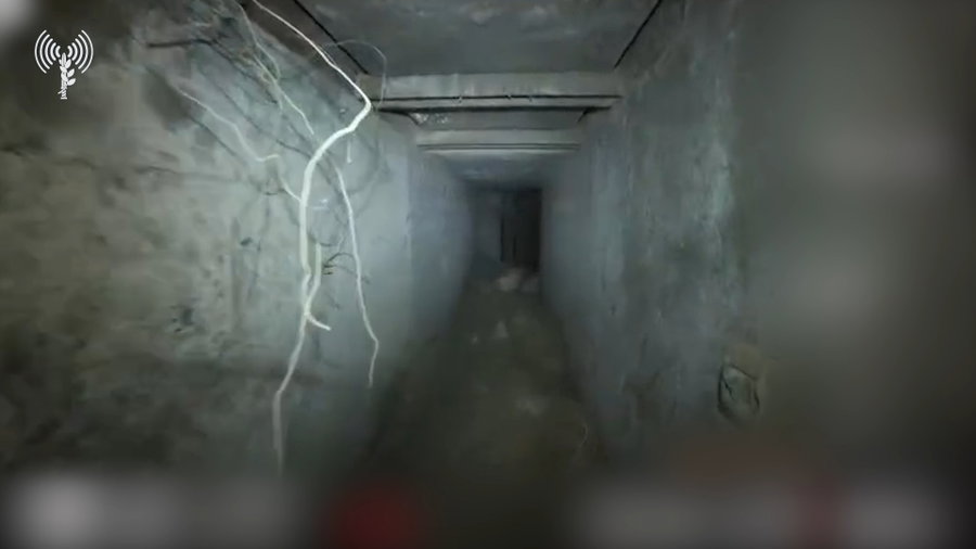תיעוד מתוך התוואי התת-קרקעי שהושמד במרחב הבטחוני בדרום לבנון