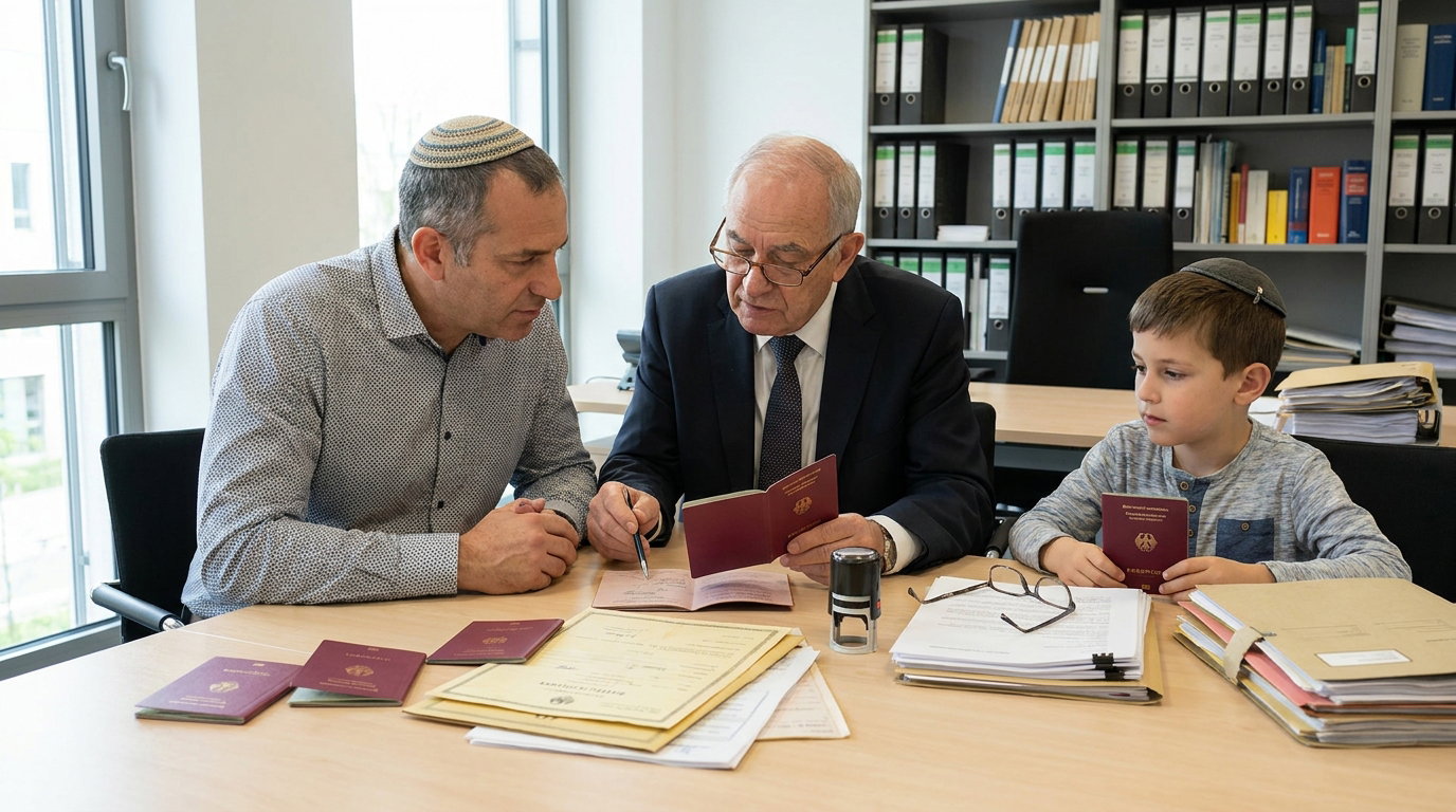הוצאת דרכון גרמני, דרכון גרמני לילדים, דרכון גרמני עורך דין, בדיקת זכאות לדרכון גרמני