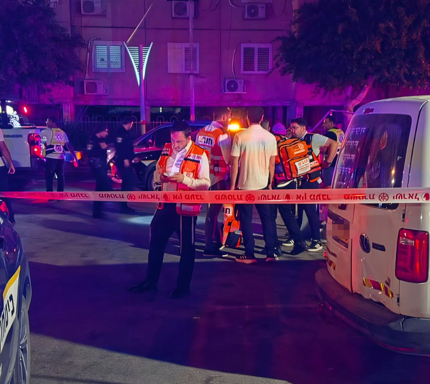 הכוחות בזירה, הערב