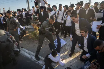 הפגנות חרדים. ארכיון
