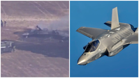 רצף התרסקויות: מטוס F-35 בשווי 109 מיליון דולר התרסק בקליפורניה
