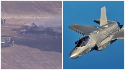 מטוס הקרב המתקדם בעולם: F-35 בשווי 109 מיליון דולר צלל והתרסק