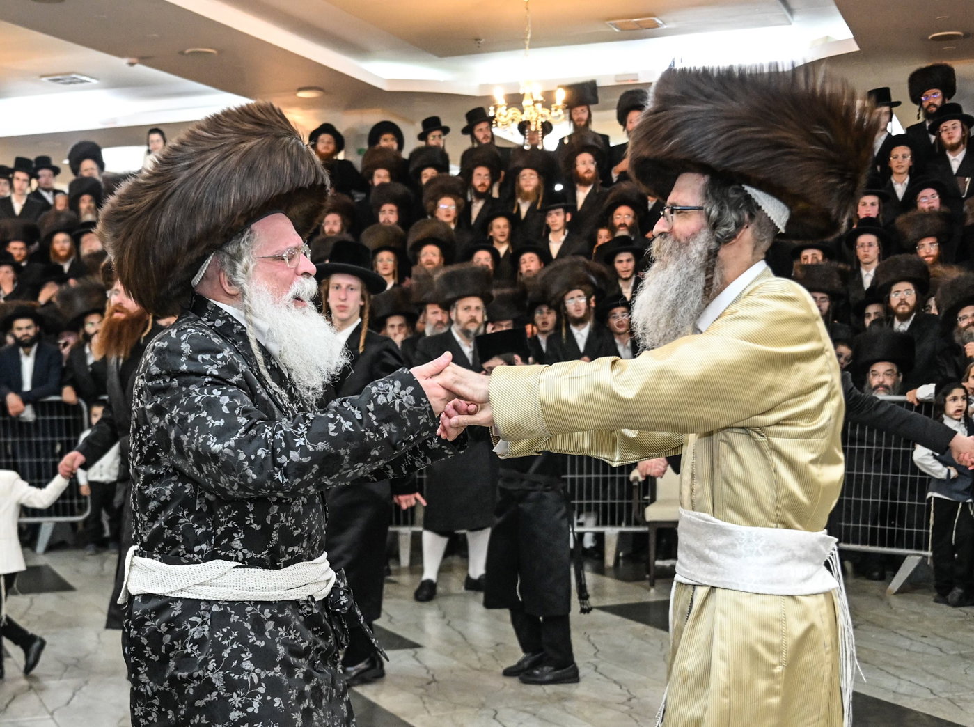 שמחת נישואי בן רבי נחמן בידרמן עם נכדת האדמו"ר נדבורנה ירושלים