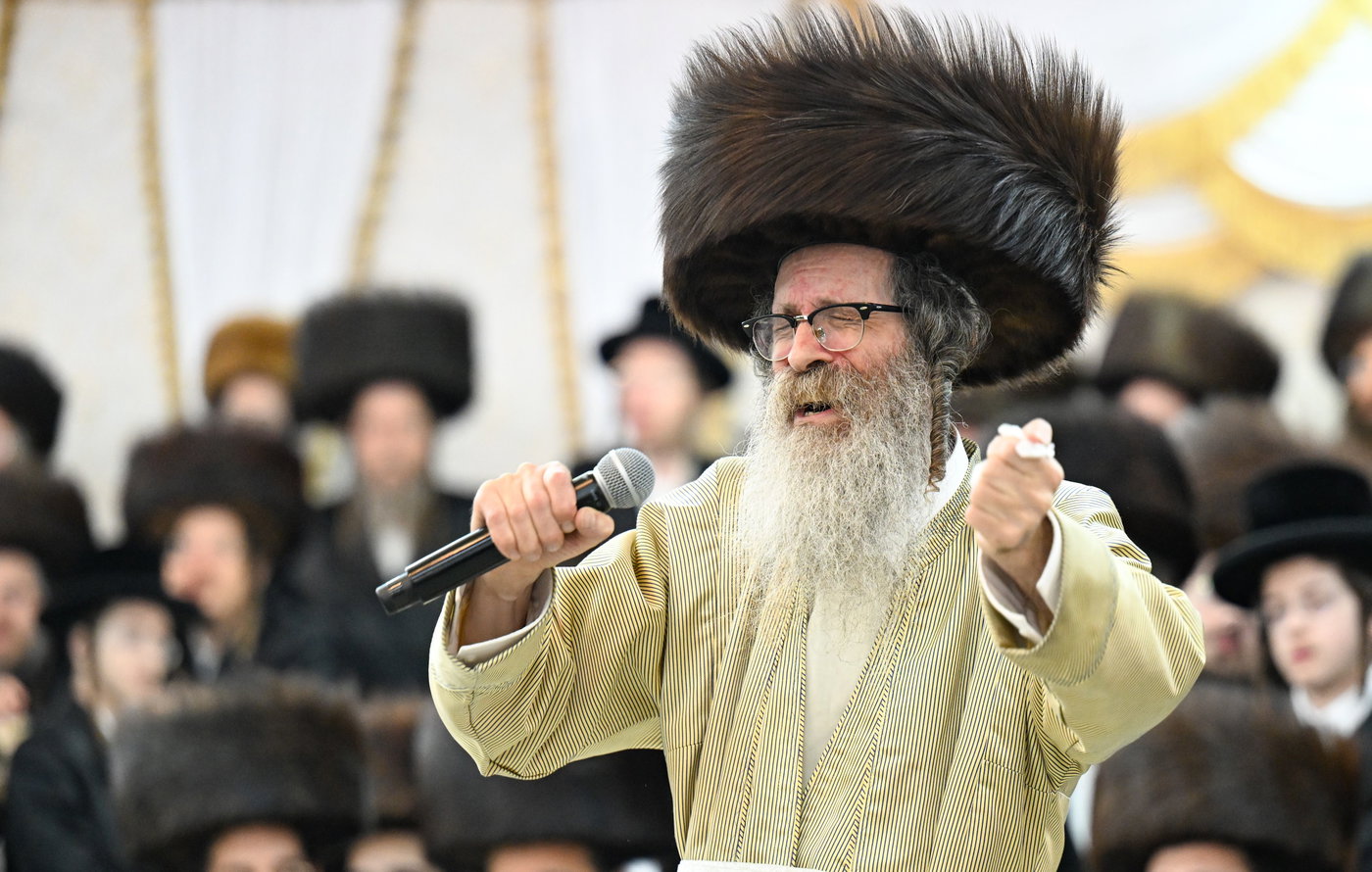 שמחת נישואי בן רבי נחמן בידרמן עם נכדת האדמו"ר נדבורנה ירושלים