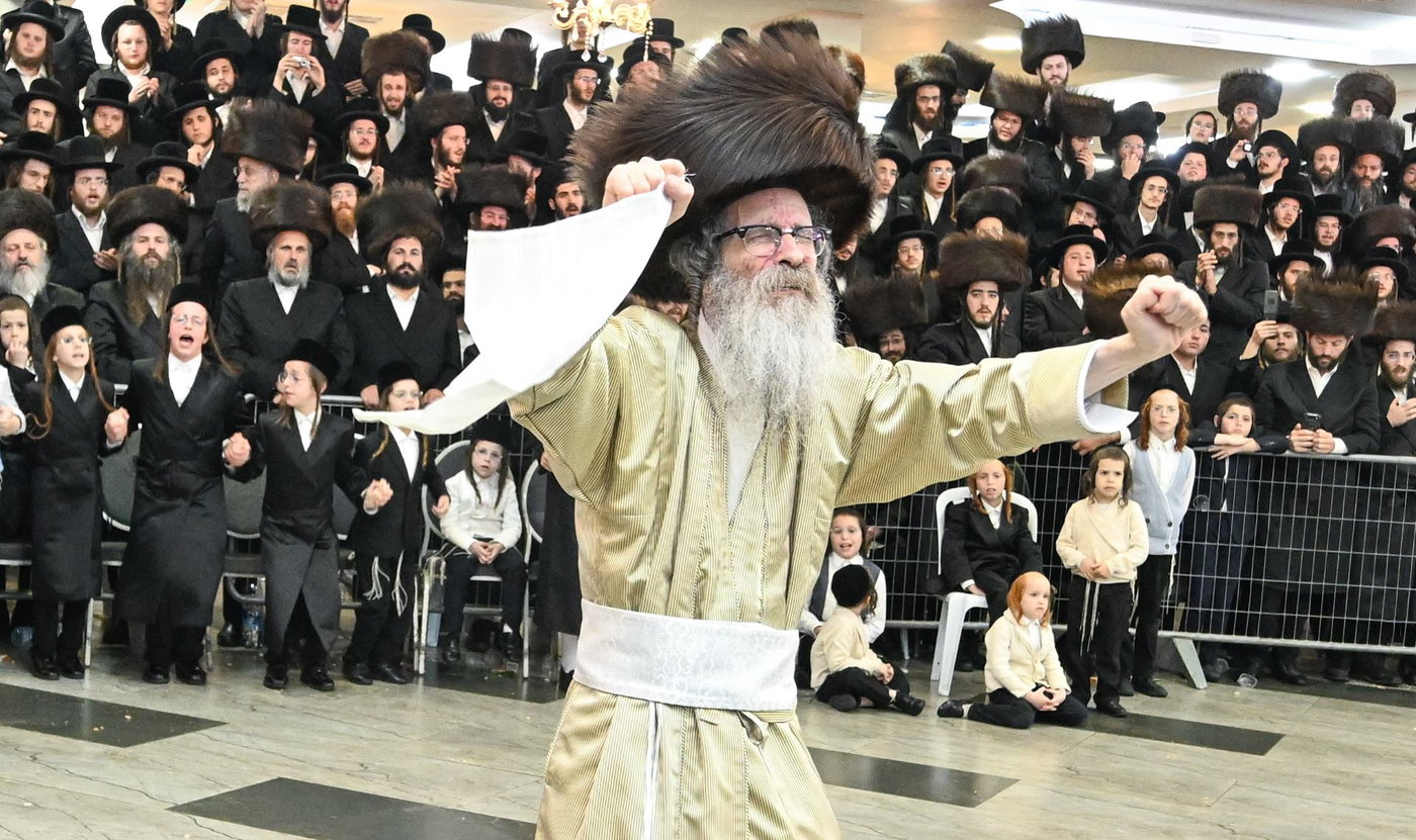 שמחת נישואי בן רבי נחמן בידרמן עם נכדת האדמו"ר נדבורנה ירושלים