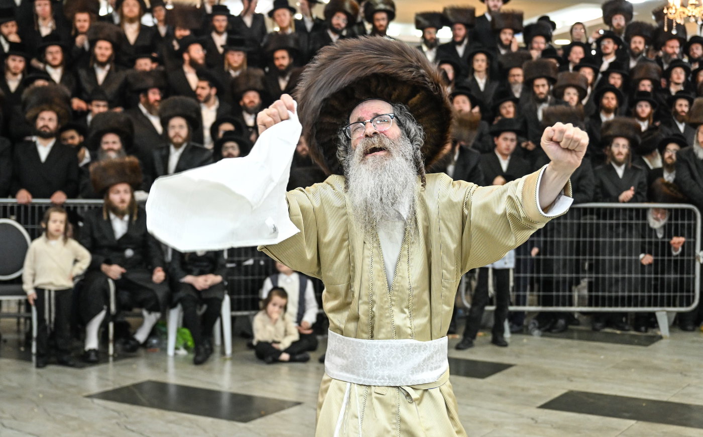שמחת נישואי בן רבי נחמן בידרמן עם נכדת האדמו"ר נדבורנה ירושלים
