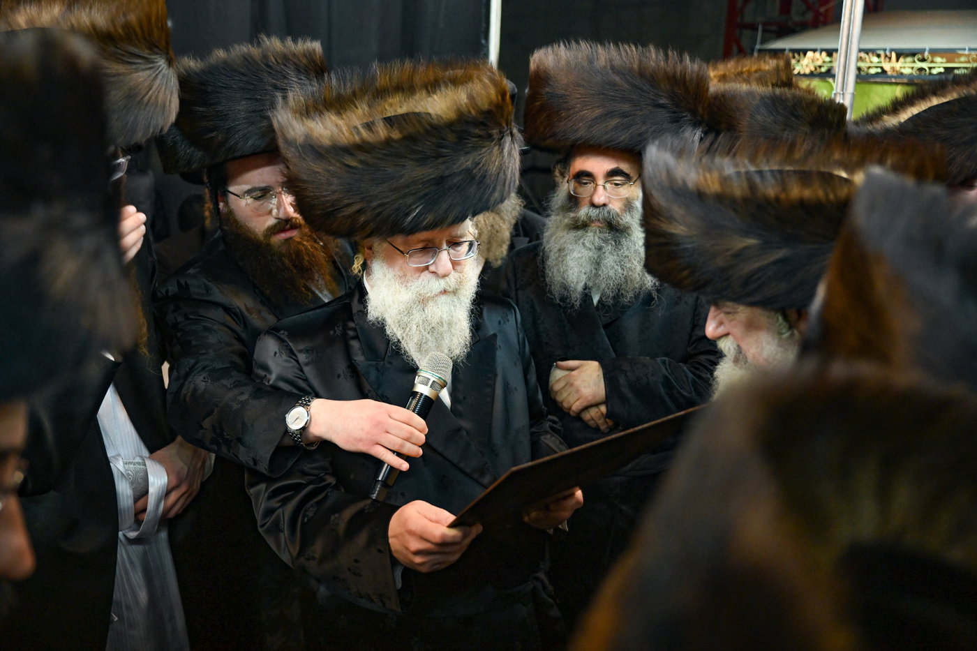 שמחת נישואי בן רבי נחמן בידרמן עם נכדת האדמו"ר נדבורנה ירושלים