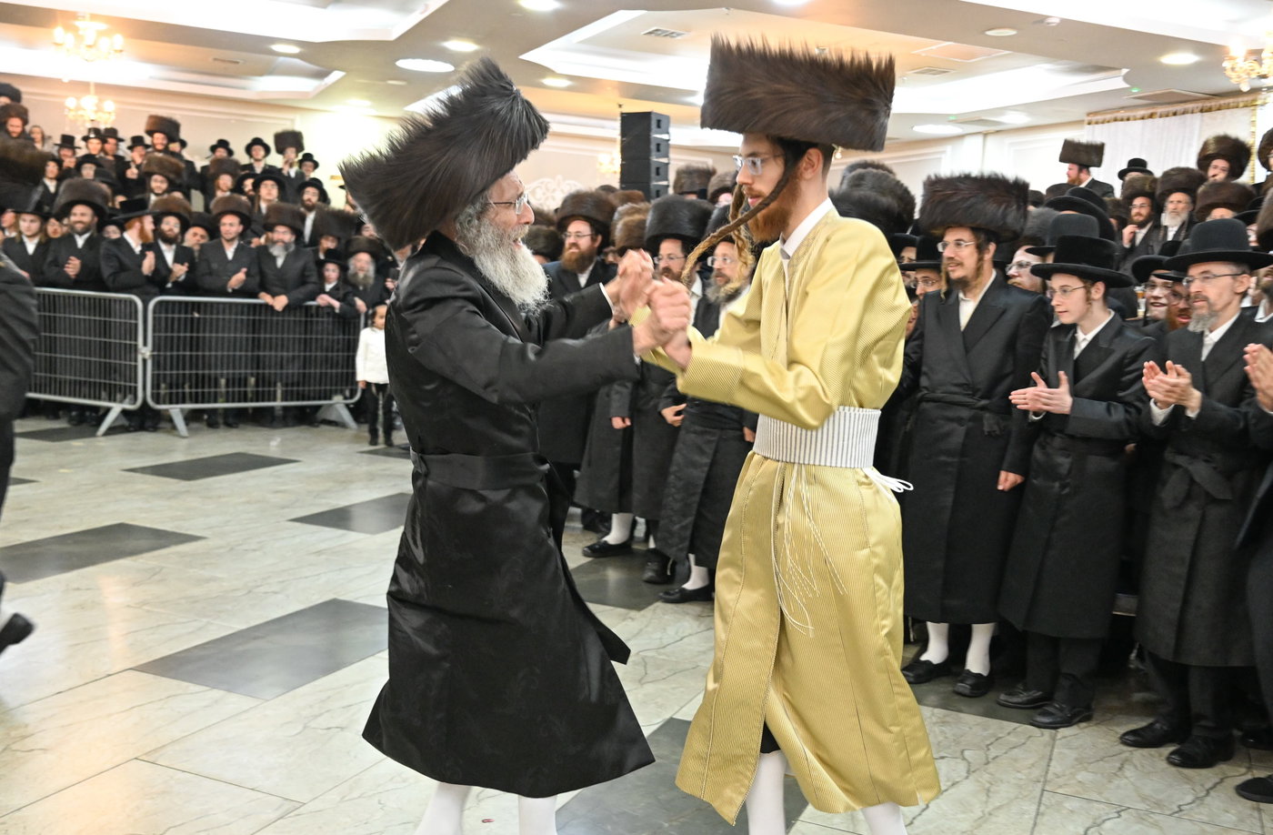 שמחת נישואי בן רבי נחמן בידרמן עם נכדת האדמו"ר נדבורנה ירושלים