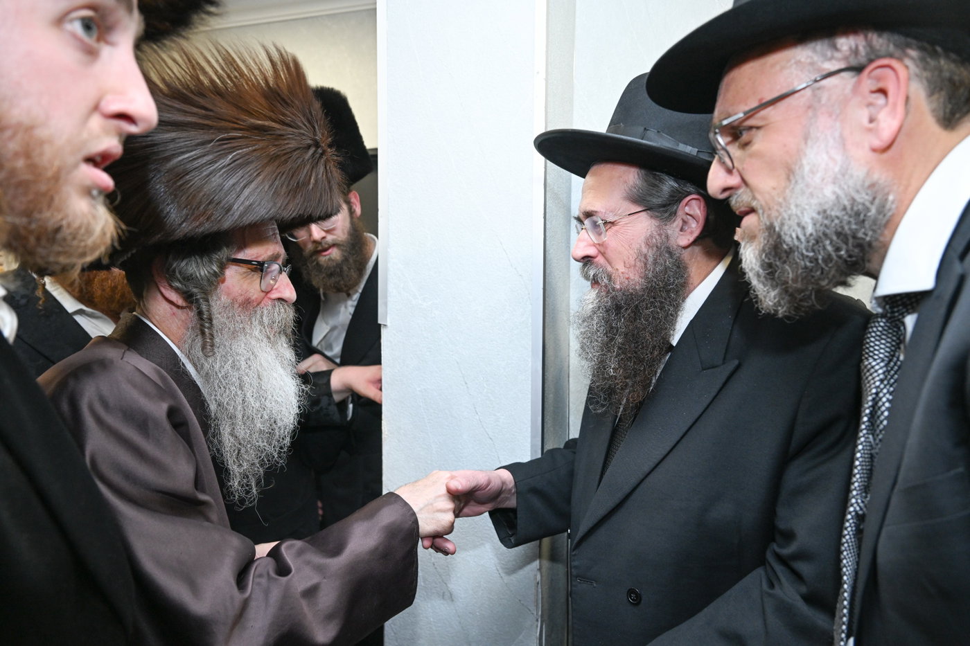שמחת נישואי בן רבי נחמן בידרמן עם נכדת האדמו"ר נדבורנה ירושלים