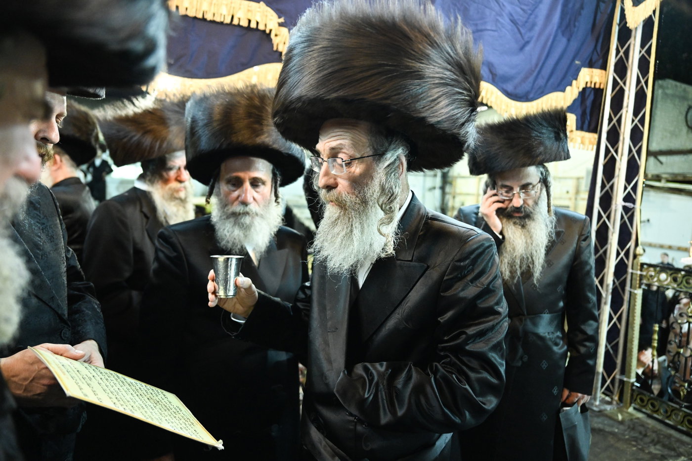 שמחת נישואי בן רבי נחמן בידרמן עם נכדת האדמו"ר נדבורנה ירושלים
