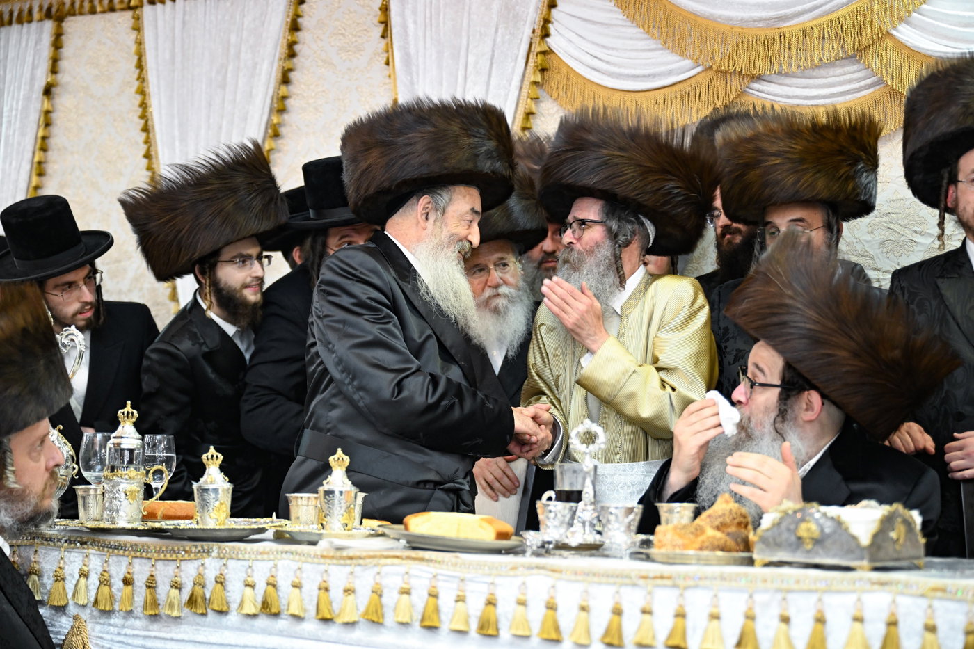 שמחת נישואי בן רבי נחמן בידרמן עם נכדת האדמו"ר נדבורנה ירושלים