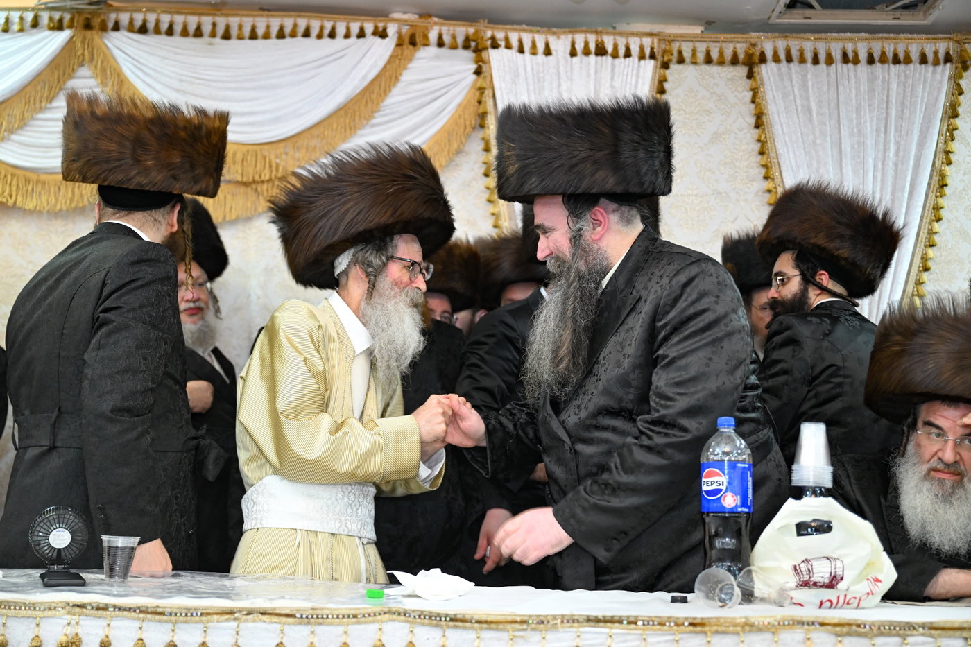 שמחת נישואי בן רבי נחמן בידרמן עם נכדת האדמו"ר נדבורנה ירושלים
