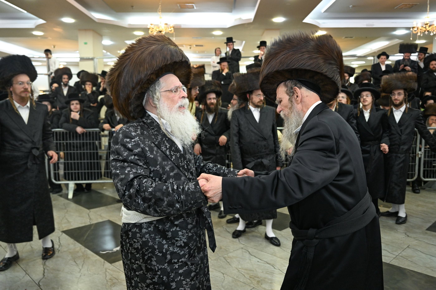 שמחת נישואי בן רבי נחמן בידרמן עם נכדת האדמו"ר נדבורנה ירושלים