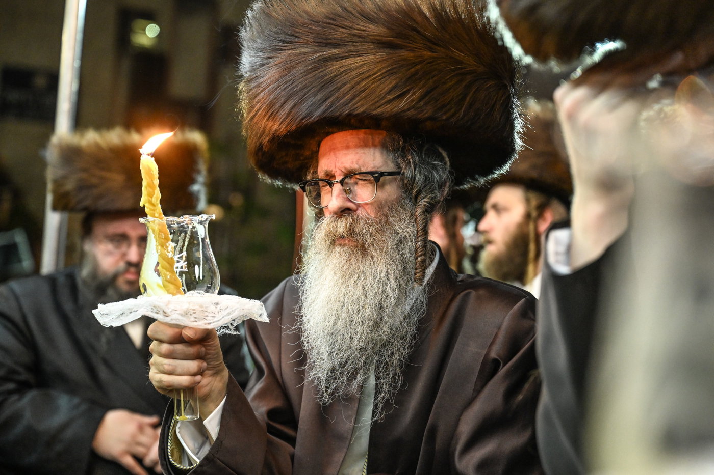 שמחת נישואי בן רבי נחמן בידרמן עם נכדת האדמו"ר נדבורנה ירושלים