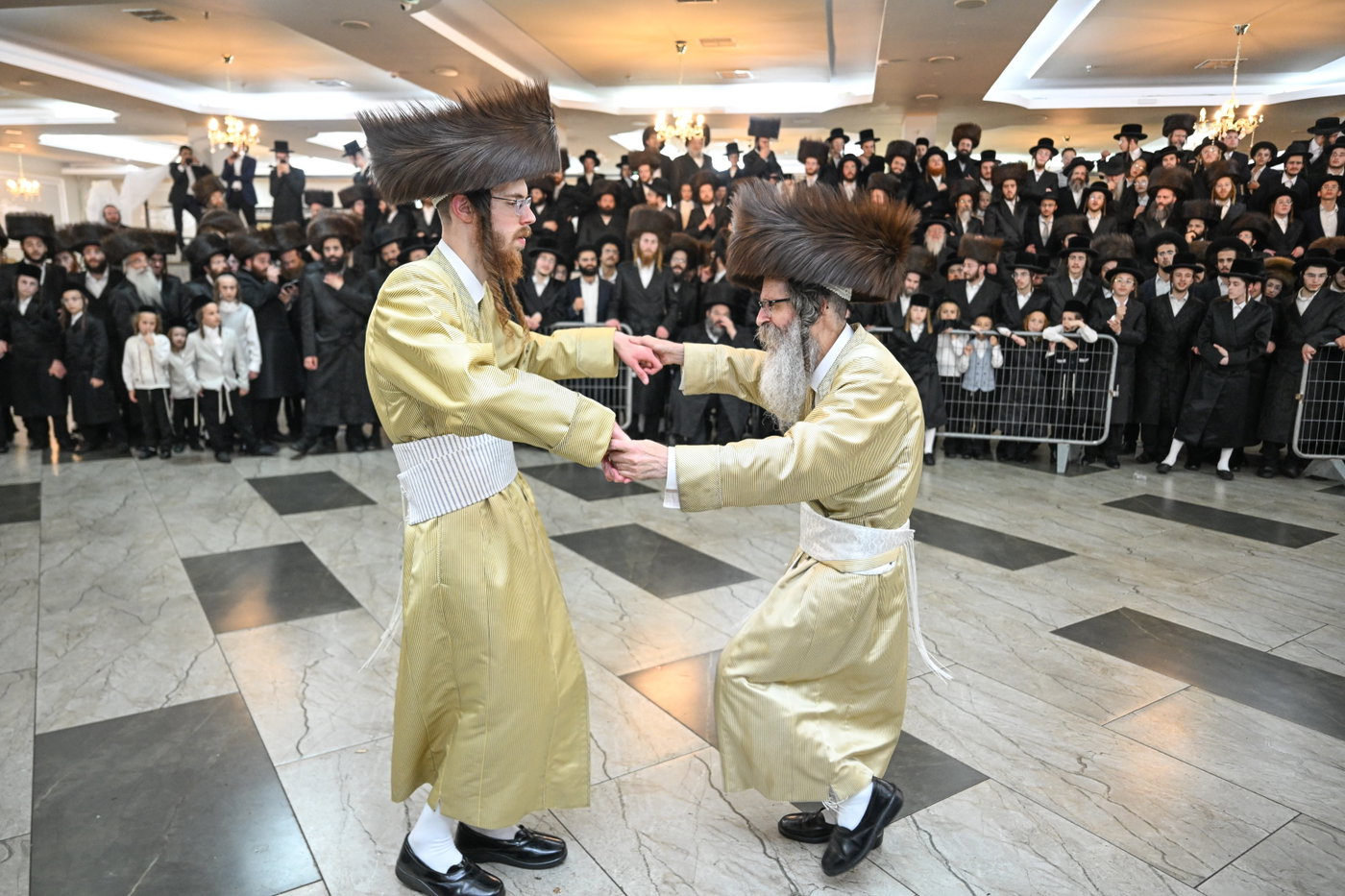 שמחת נישואי בן רבי נחמן בידרמן עם נכדת האדמו"ר נדבורנה ירושלים
